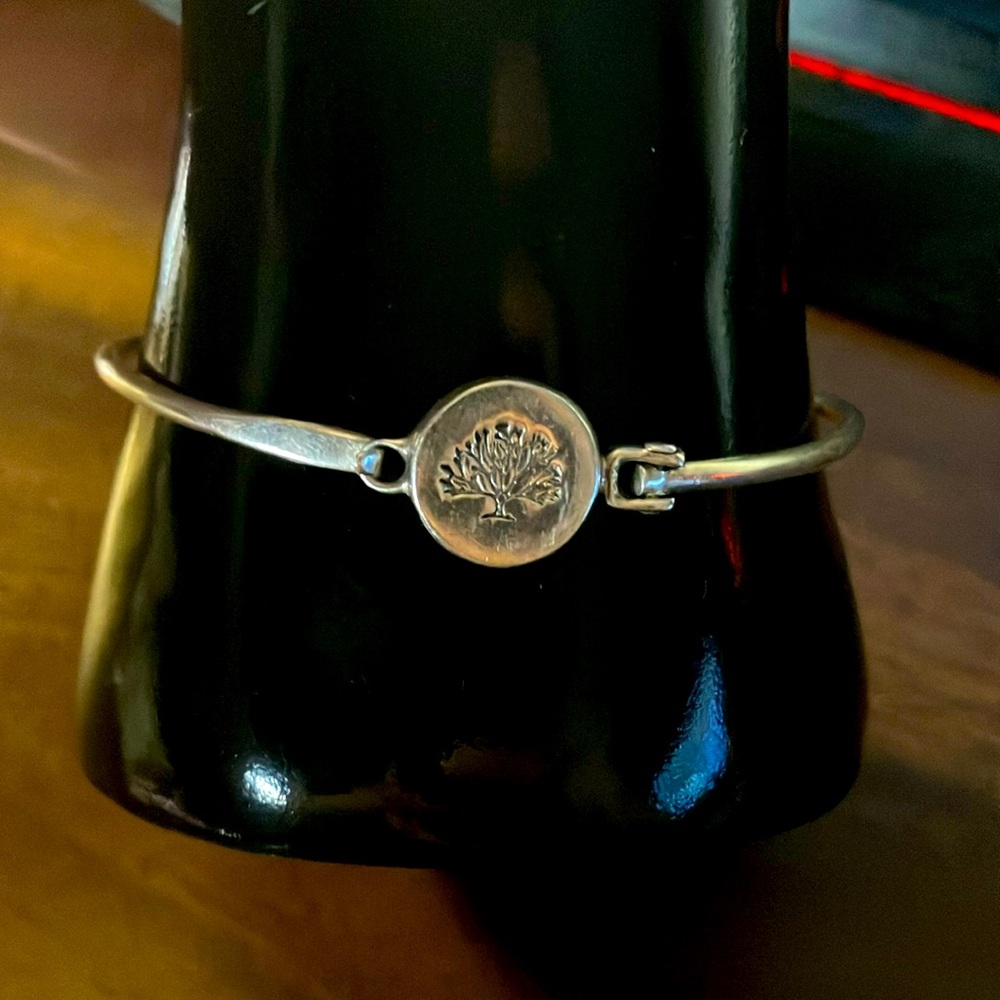 Jill-i Sterling Silver .925 Tree 🌳 Bangle Bracelet